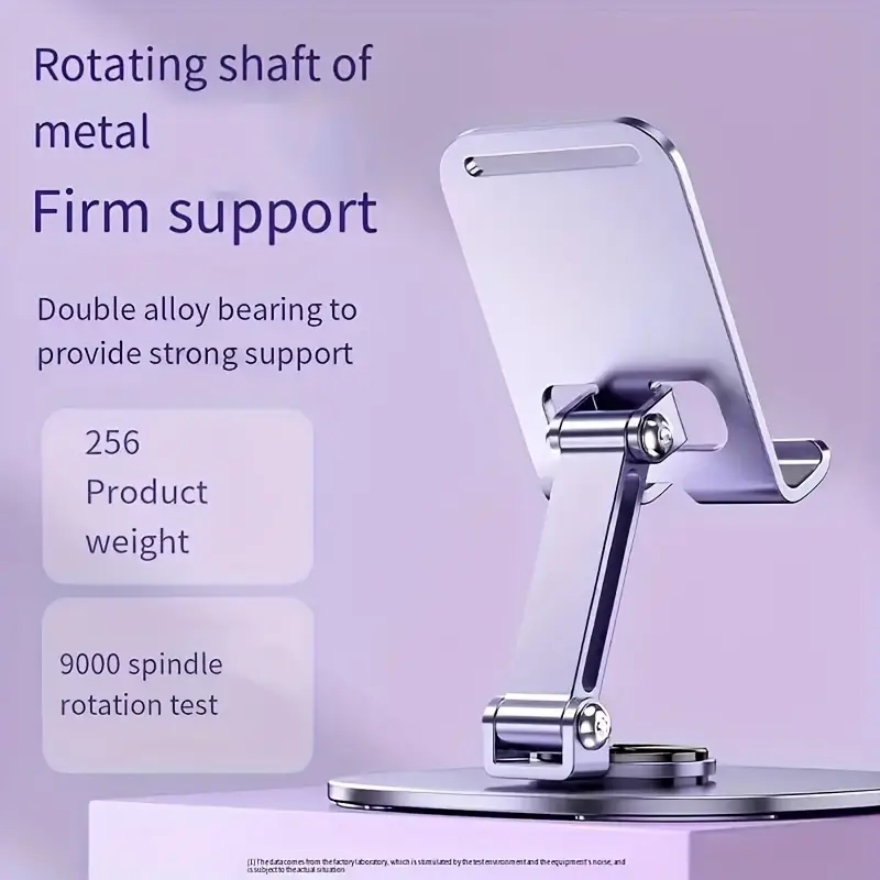 Universal Desktop Metal 360 Rotation Retractable Tablet Holder Stand Cheap Promotional Gifts