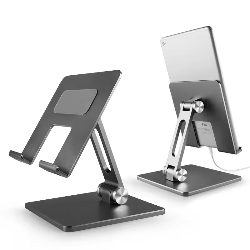 New Desktop multifunctional aluminium laptop stand foldable portable adjustable laptop holder with 360 degree rotation