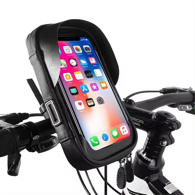 Outdoor Bike Bag Frame Front Top Tube Waterproof Phone Case Touchscreen Bag Bicycle Accessories Waterproof Cycling Bag