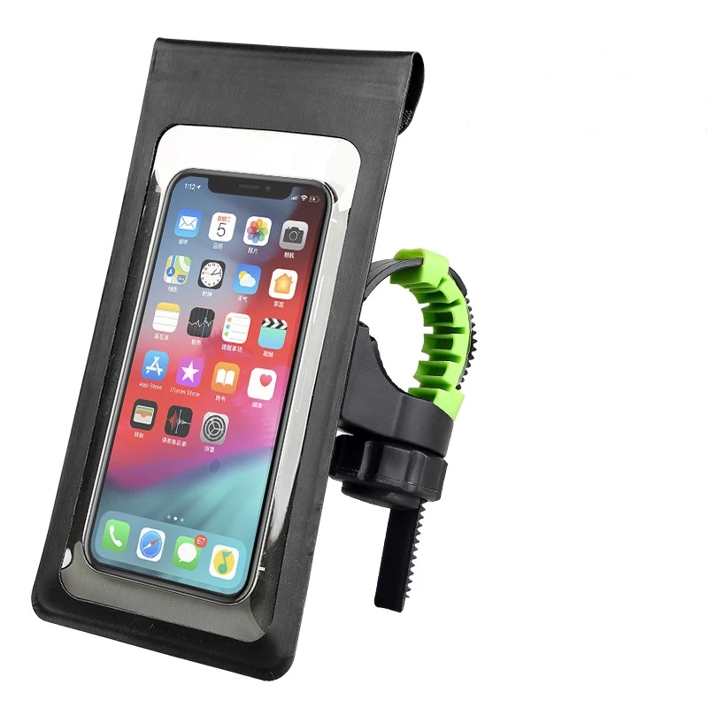 Touch-Screen Stand Cycling Cell Holder Waterproof Bike Phone Mount Holder Motorcycle Cycling Phone Holder Bag