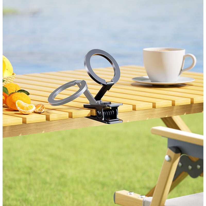Factory New 360 Degree Rotating and Foldable Strong Magnetic Car Phone Holder Adjustable Angle Aluminium Alloy Car Phone Holder