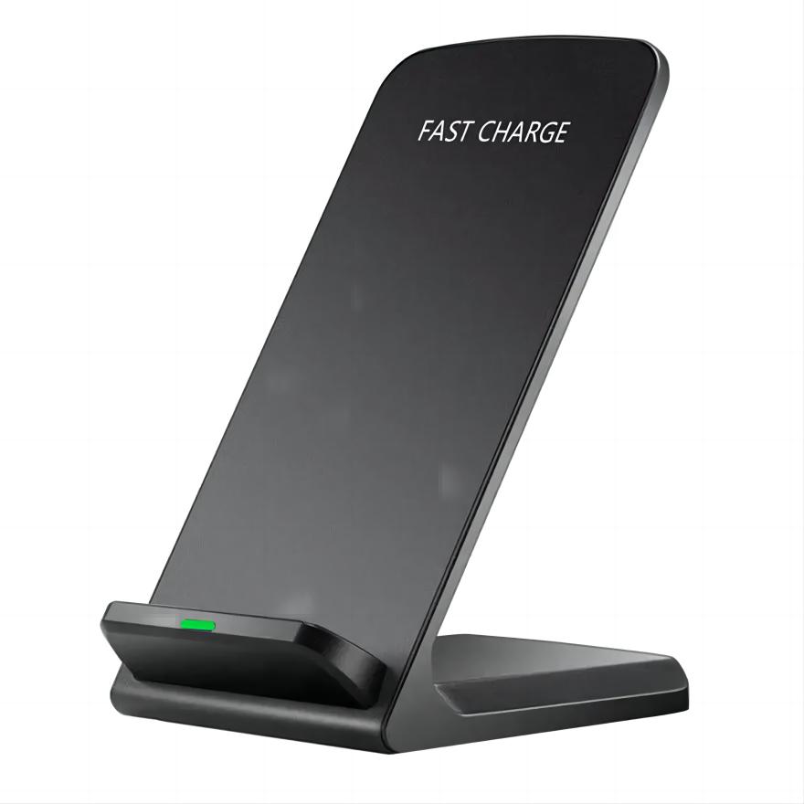 Factory Price 10W Or 15W Wireless Charger Phone Stand 2 Coils Anti-slip Wireless Charger Fast Wireless Charging Stand