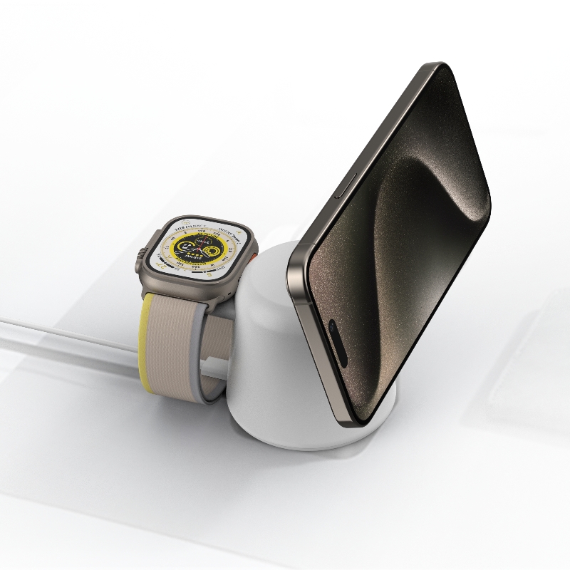 Unique Ideas 2024 Smart Mobile Phone Multi Function Wireless Charging Station For Apple Charger Stand For iPhone Samsung