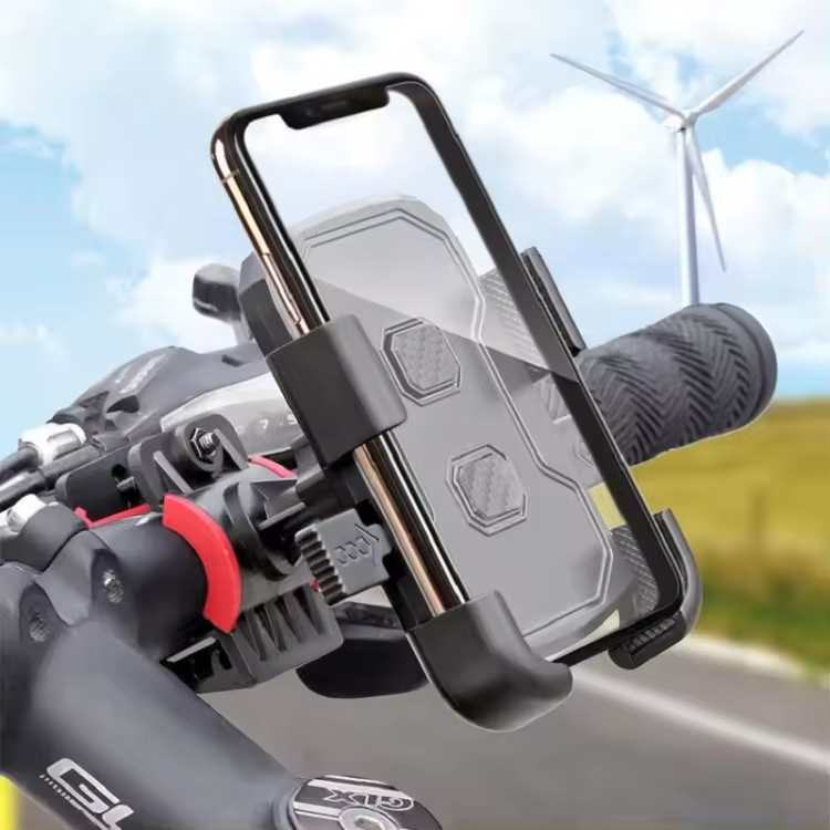 Motorcycle 360 Rotation Mobile Cellphone Universal Bicycle Phone Holder Cell Phone Holder for Bike