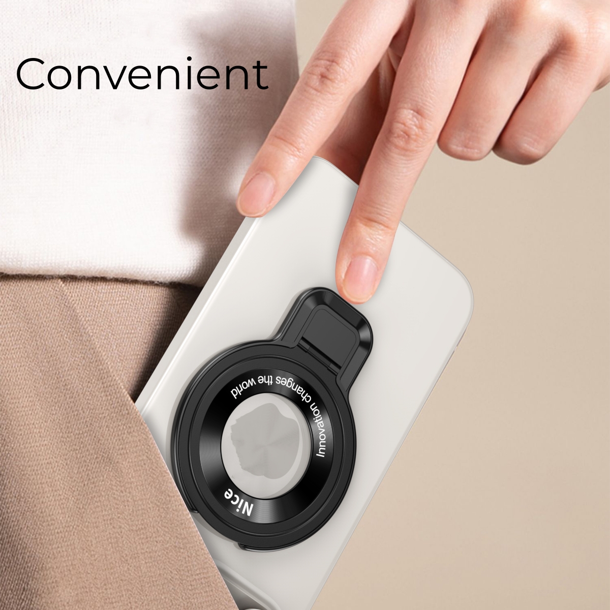 Magnetic Phone Ring Holder Ultra Thin Magnetic Finger Ring Grip Stand Holder Smartphone Magnetic Accessories