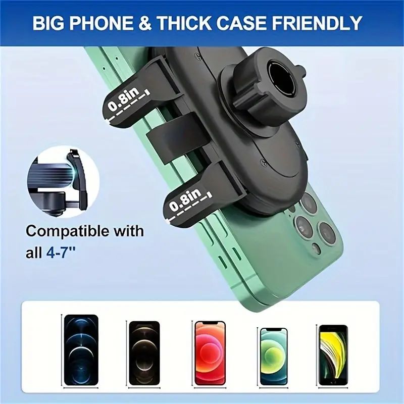 Hot Car Rearview Mirror Bracket Adjustable Phone Holder Universal Phone GPS Holder 360 Rotatable Retractable Car Phone Holder