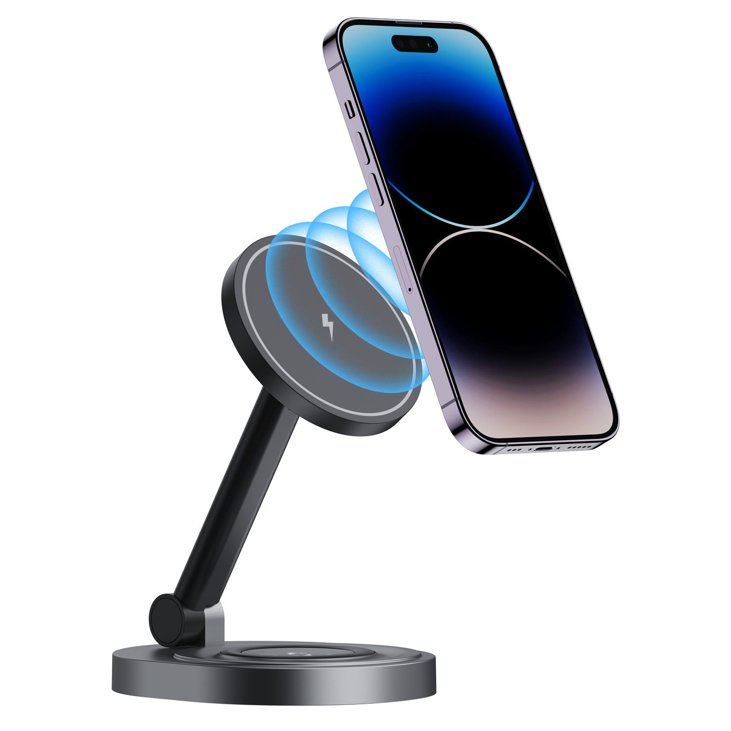 Trending Products 2024 New Arrivals Wireless Charging Station Foldable 3 in 1 Fast Wireless Charger Stand