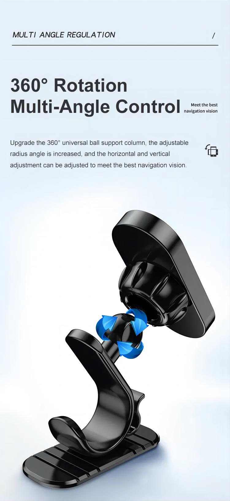 Newest wireless car phone holder mini magnetic car mount phone holder dashboard magnetic car mount