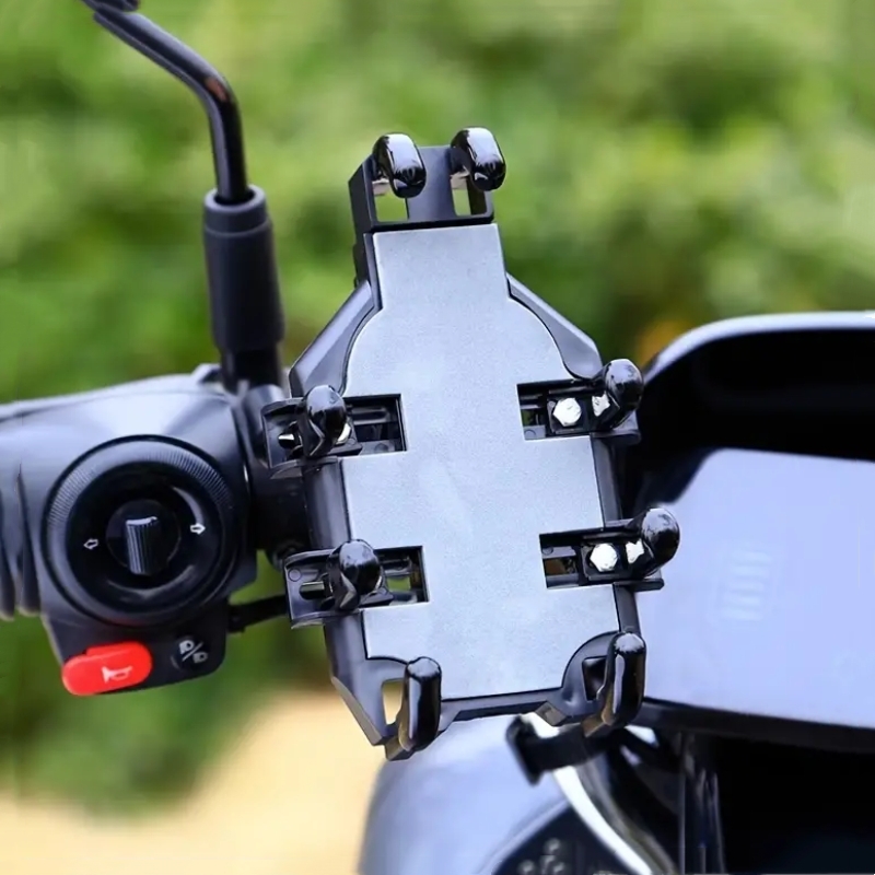 8 Claws Universal Phone Holder Cycling Phone Holder For Motorcycles, Electric Scooters And Bicycle Handlebars with Secure Lock