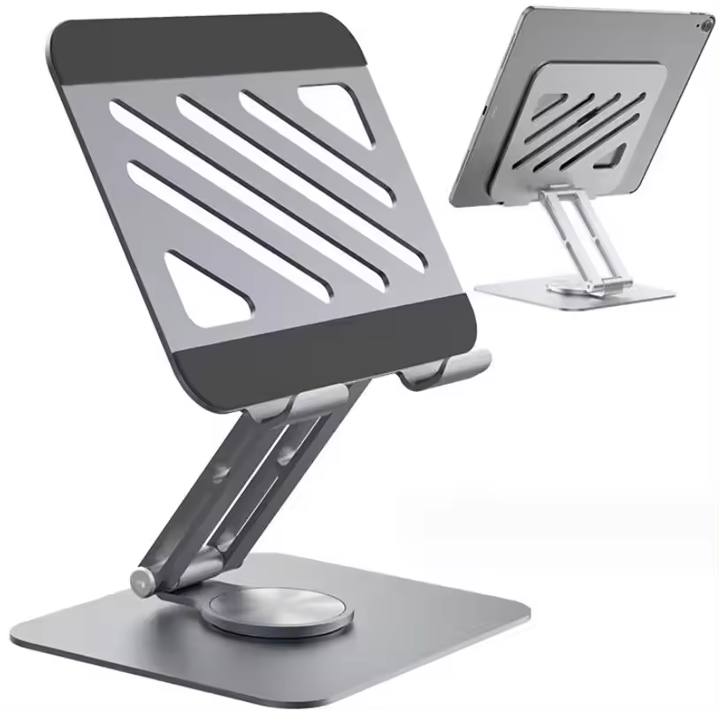 Aluminum Alloy Adjustable Tablet PC Stand Folding Portable for Tablet Computer Bracket Lifting Lazy Holder Non-slip