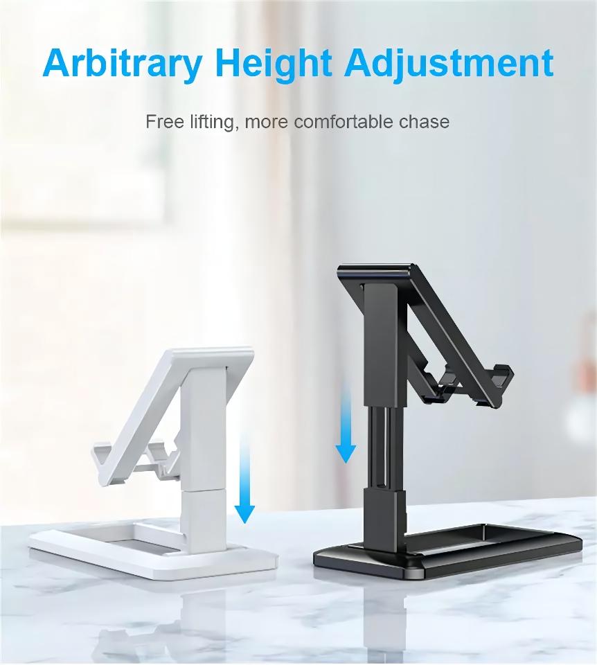 Foldable Desktop Phone Holder For Huawei iPhone Xiaomi Samsung Adjustable Mobile Phone Holder Stand For Tablet iPad