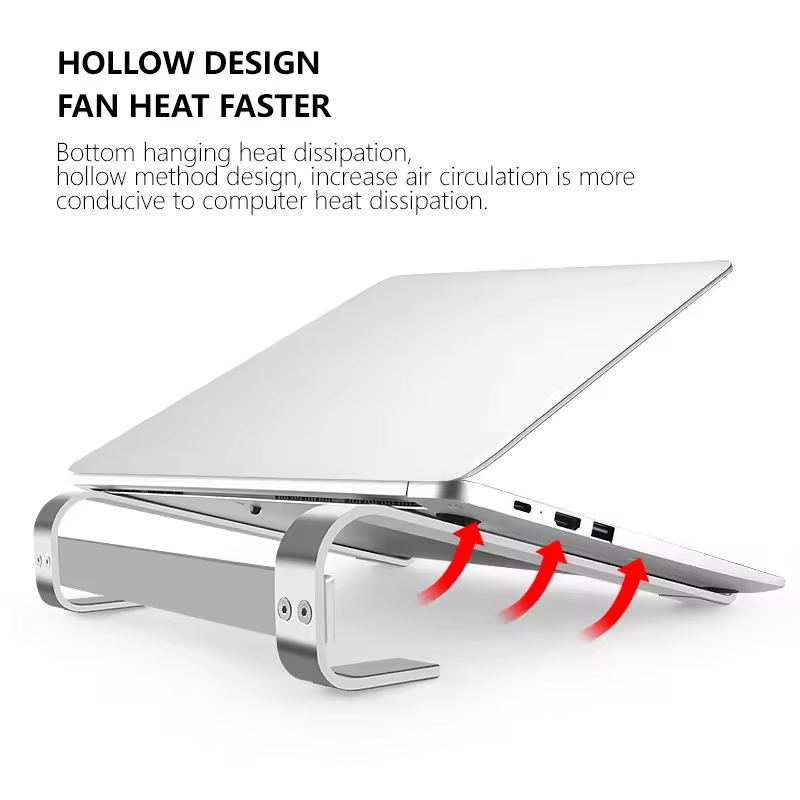 Laptop Stand Desktop Bracket Radiator Rack Game Notebook Aluminum Alloy Base Computer Stand Compatible with 10 To 18 Inches