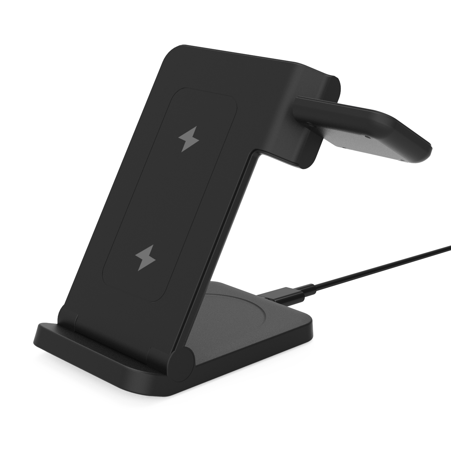 New Folding Multifunction Wireless Charger 3 in 1 Fast Charging Desktop Earbuds Phone Charger Station