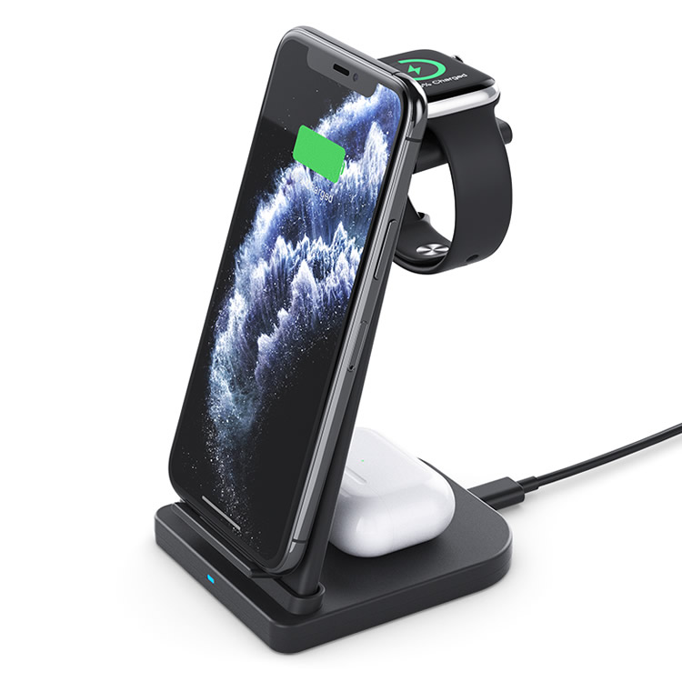 Detachable Charger 15W 3 IN 1 Wireless Charger Charging Station For iPhone 14/13 pro Fast charger