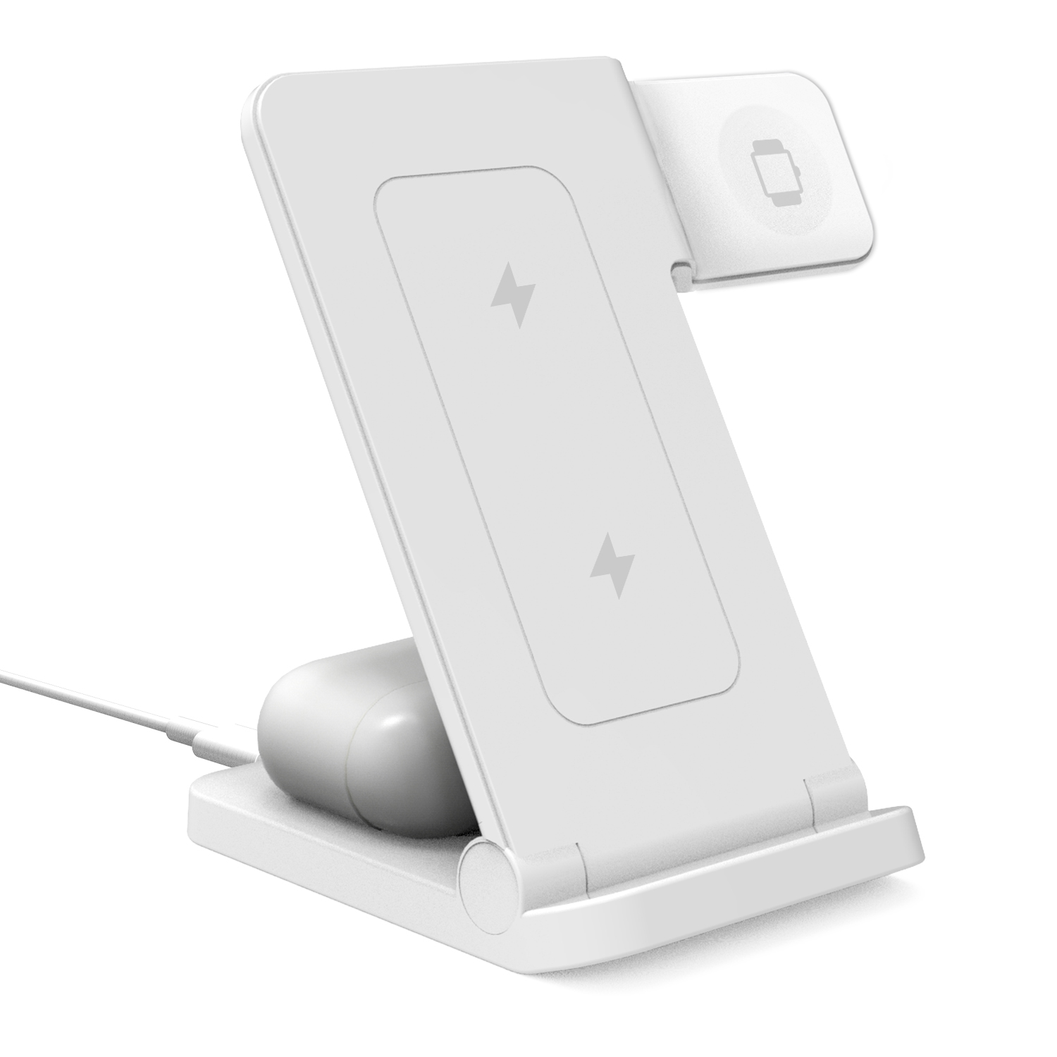 Wireless Charger for iPhone 3 in 1 Charging Station for Apple Multiple Devices Best Price Foldable Travel Charging Pad