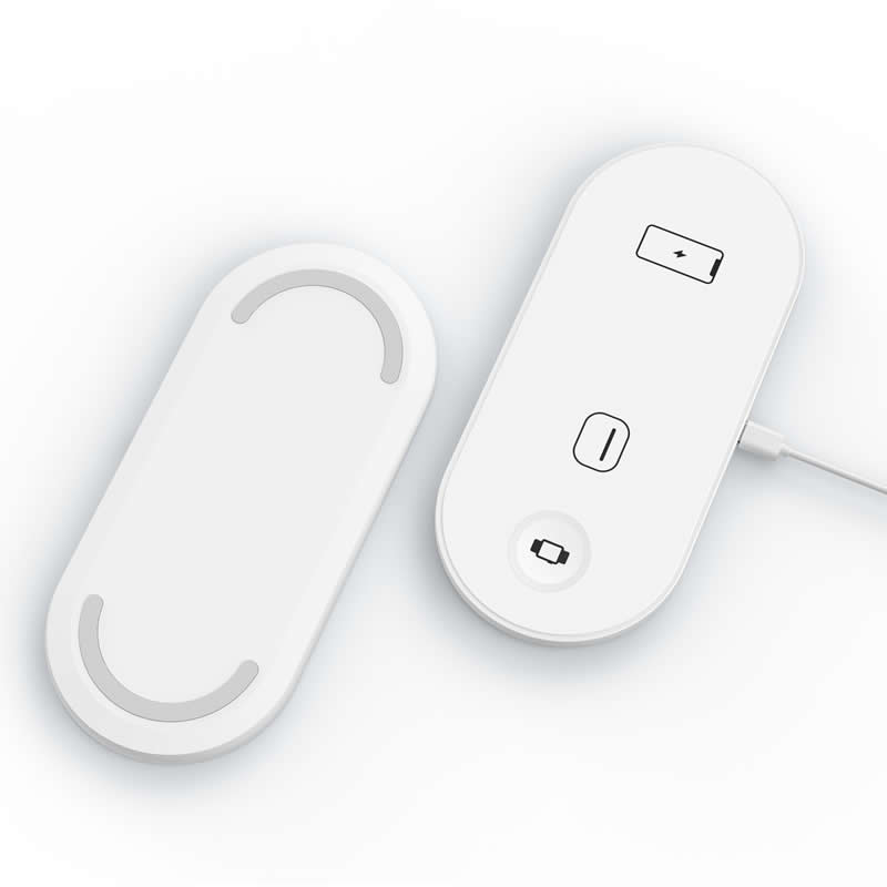Good Price Universal 3 in 1 15W Wireless Phone Charger Pad Portable Custom Fast Charging Dock for iPhone