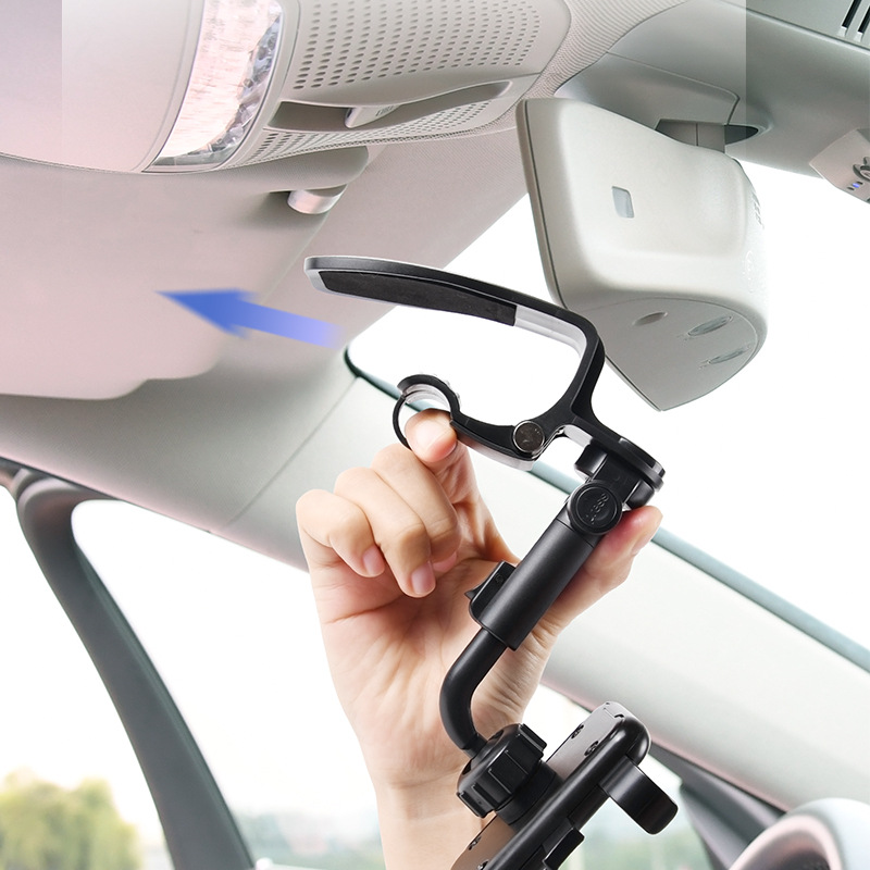 Adjustable universal car sun visor clip car mount multi functional navigation frame sunroof universal mobile phone holder