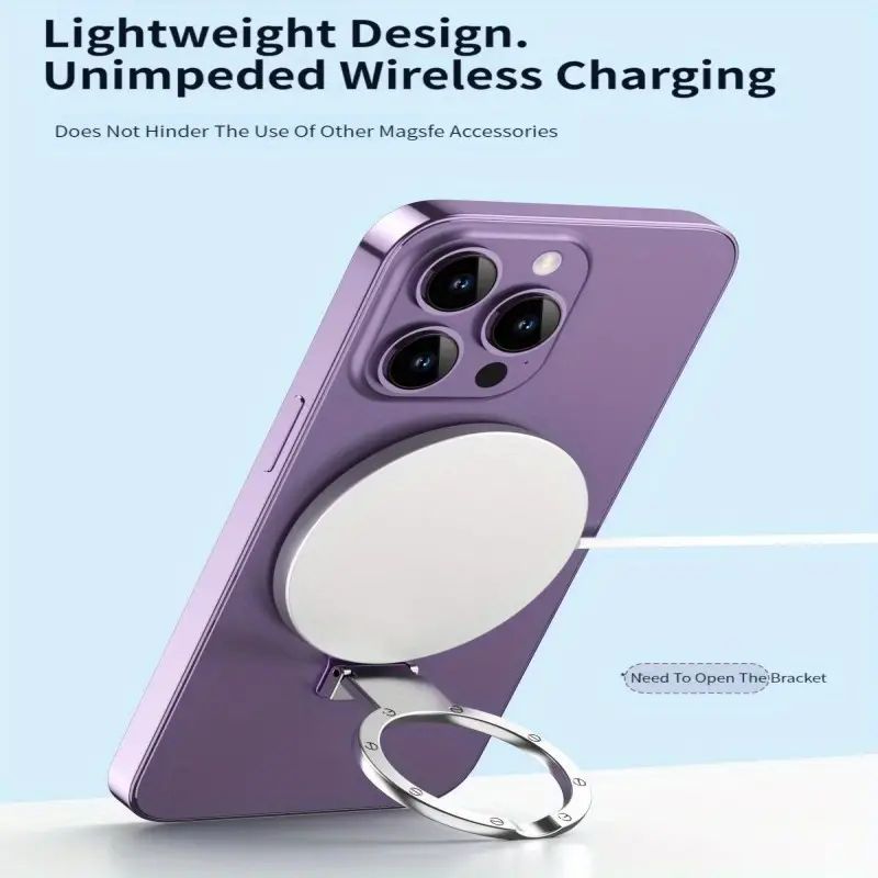 2024 Ultra Thin Cell Phone Ring Holder Stand Finger Grip 360 Degree Rotation Lazy Metal Kickstand for Smart Phones