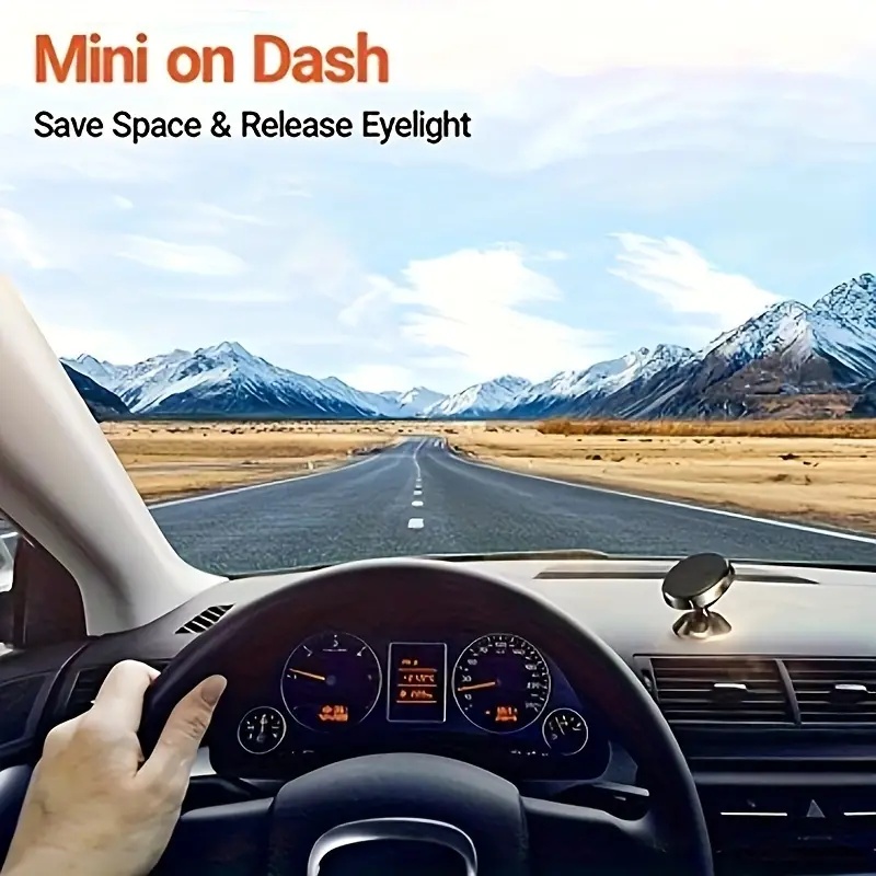 Magnetic Phone Car Console Holder Universal Magnet Mini Car Mobile Holder Magnetic Phone Mount &amp; Holder for Gym &amp; Car