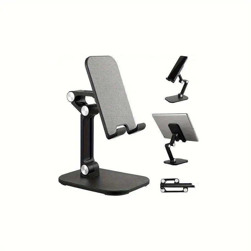 3 Folds Home Mobile Phone Holder Desktop For Ipad Tablet Lazy Holder Foldable Desktop Mobile Phone Holder Stand