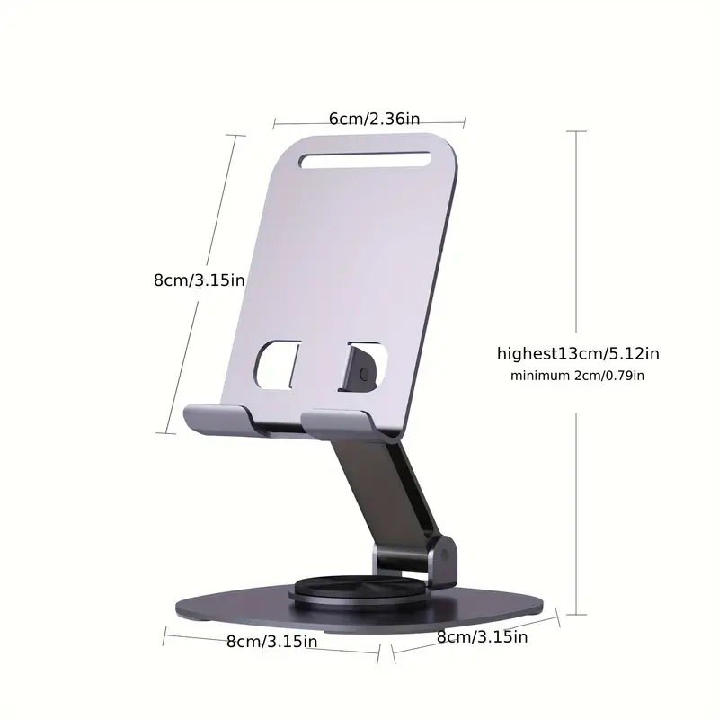 Universal Desktop Metal 360 Rotation Retractable Tablet Holder Stand Cheap Promotional Gifts
