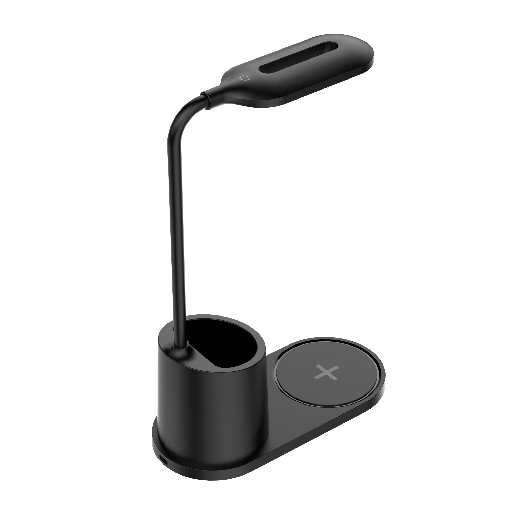 Manufacturer hot selling 3 in 1 wireless charger stand for phone wireless charger station with lamp and pen holder gift item