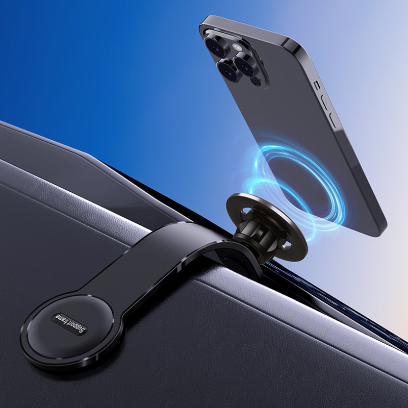 Bendable Memory Car Mobile Phone Holder Dashboard Center Console Aluminum Magnetic Bendable Phone Holder for Car