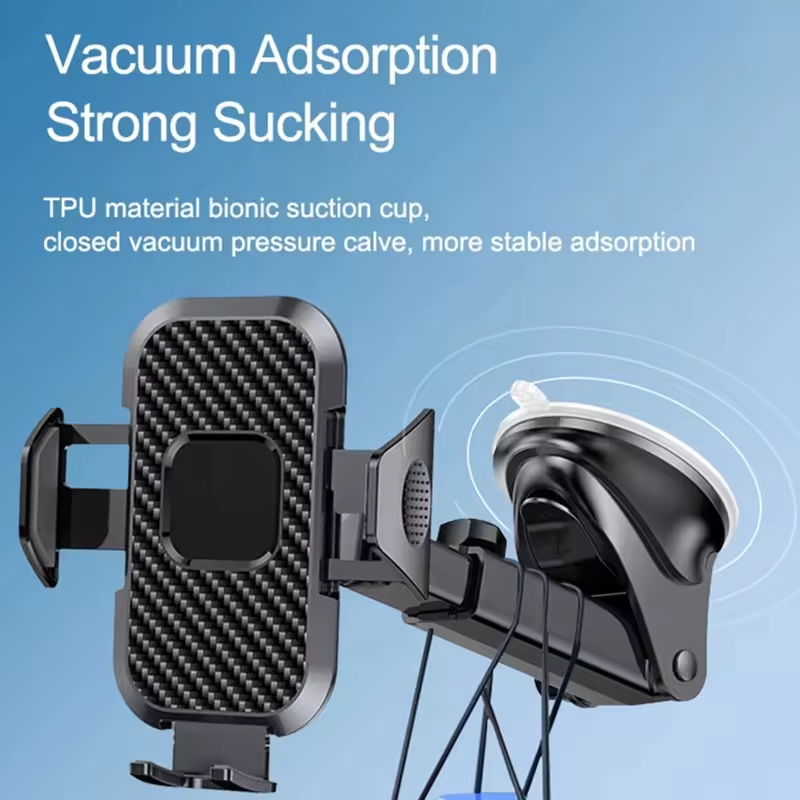 Universal 360 Adjustable Arm Multi Function Windscreen Mobile Phone Holder Dashboard Car Mount Holder For iPhone 15 14 13