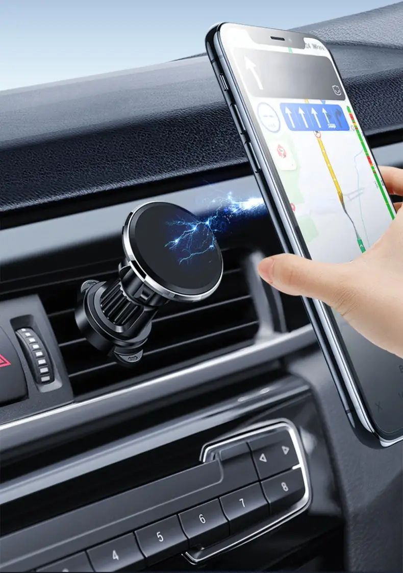High Grade Universal 360 Degree PRO Magnetic Car Phone Holder Mobile Phone Stand Air Vent Magnet Mount GPS Support For All phone