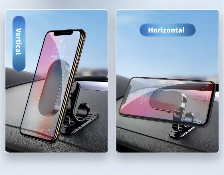 Newest wireless car phone holder mini magnetic car mount phone holder dashboard magnetic car mount
