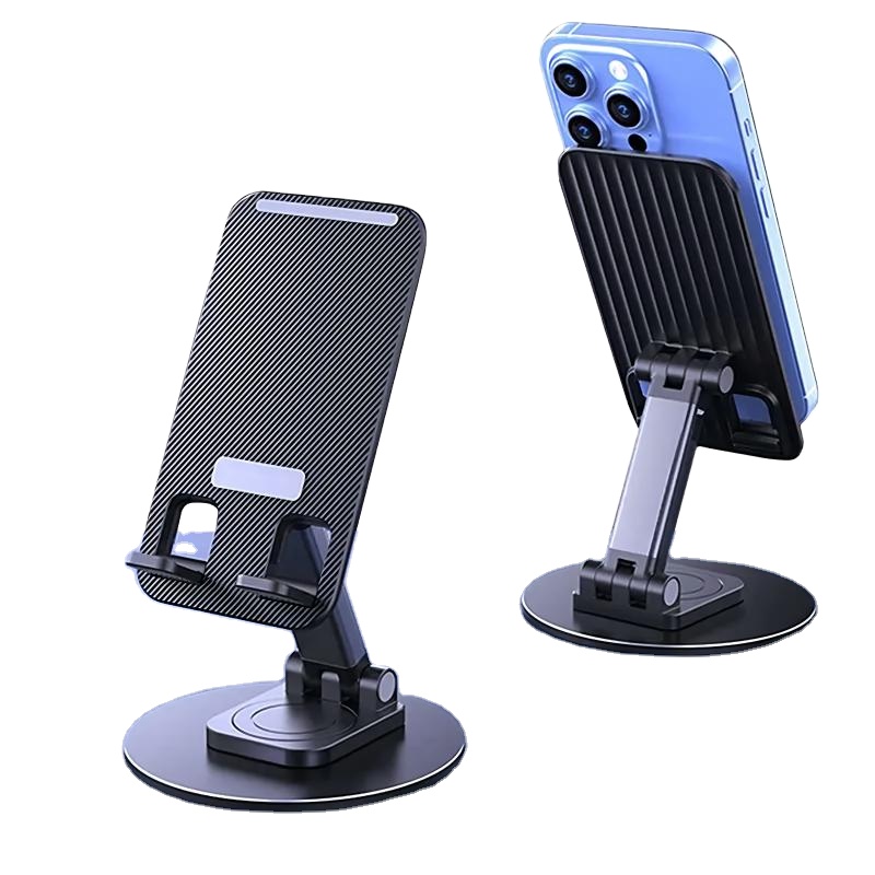 Low Price Metal Material 360 Rotating Adjustable Portable Cellphone Stand Foldable Phone Holder Tablet PC Holder Phone Stand