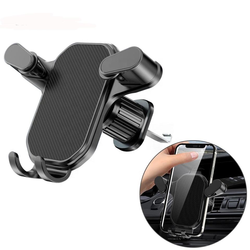 Gravity Car Phone Holder Mobile Phone Stand GPS Support Universal Car Air Vent Mount for iPhone 14 13 12 Pro Max Xiaomi Samsung