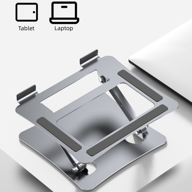 Adjustable Desktop Laptop Stand, Foldable Ergonomic Computer Notebook Stand Holder for 10-15.6 Inches Laptops and Tablets