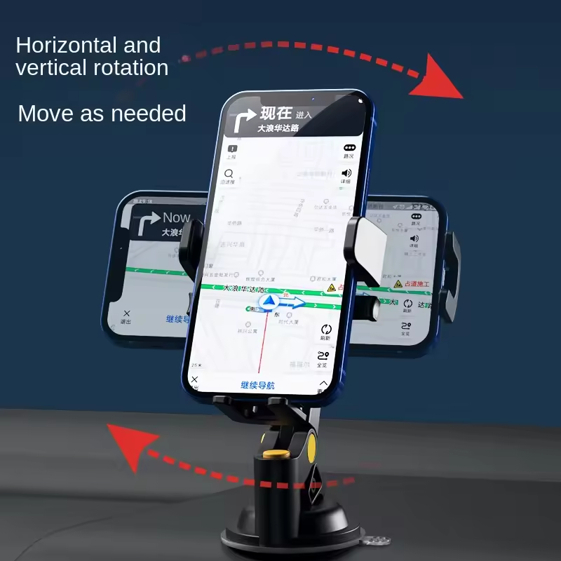 Upgraded Universal Adjustable Long Arm Phone Stand Holder For Car, Phone Mount For Car Dashboard Compatible With All Cellphones
