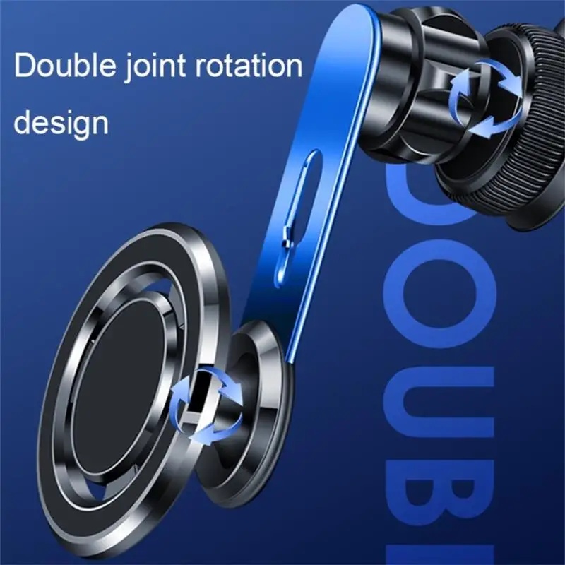 Magnetic Phone Car Mount Extended Arm Phone Holder For Car Air Vent Aviation Alloy Cell Phone Holder Car Navigation Bracket