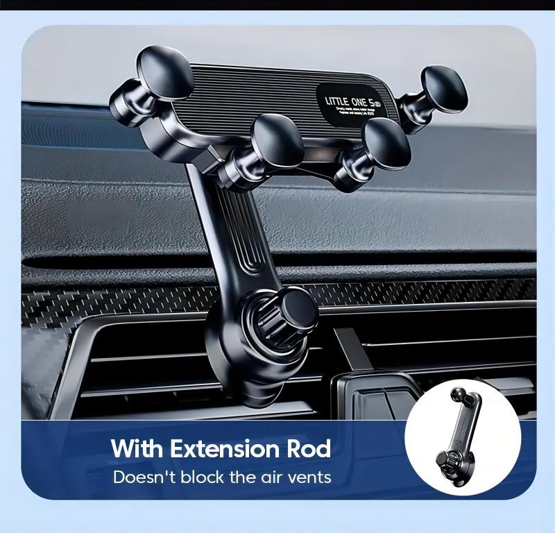 Hot selling mini gravity air vent clip mount car phone holder for phone in car air vent