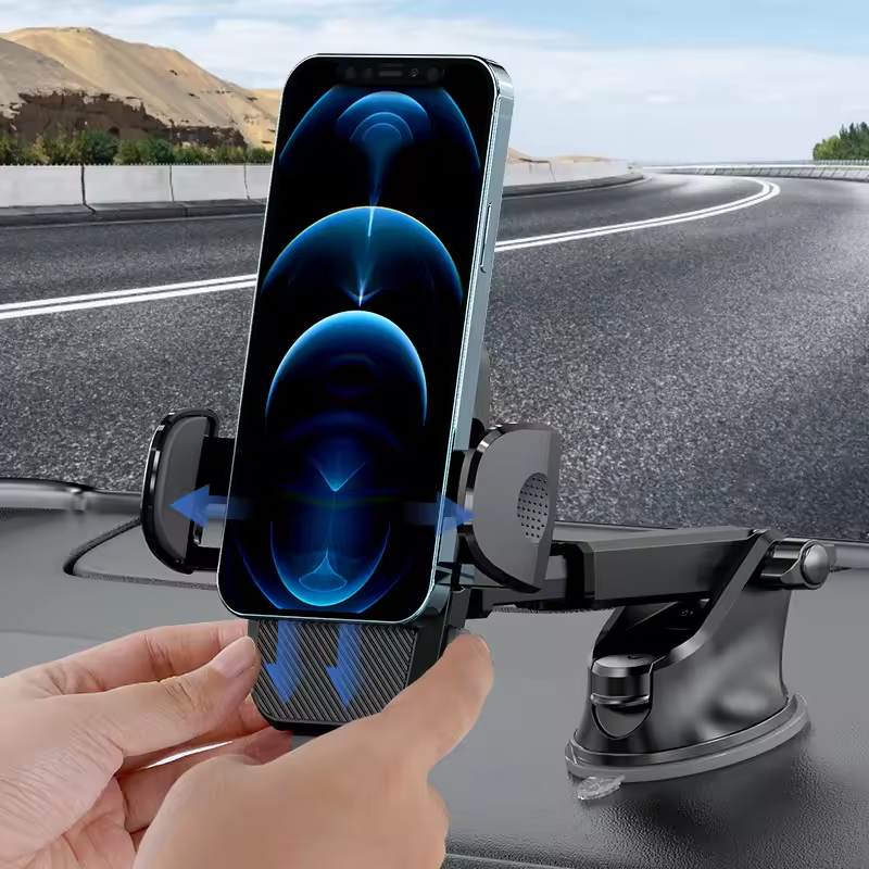 New Super Suction Cup Car Mount Universal Vent Windshield Dashboard Mobile Car Phone Holder for Vehicle Phone Mounts