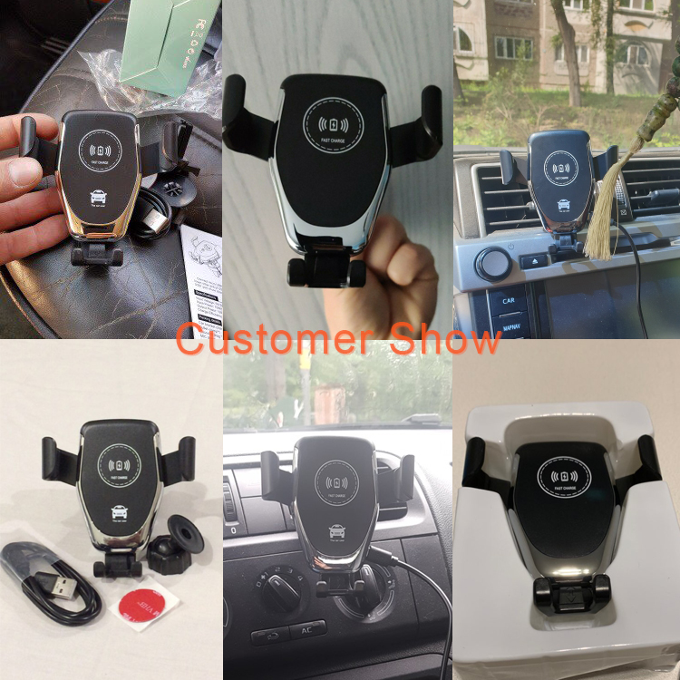 Universal Popular Car Wireless Charger for iPhone Samsung Huawei Gravity Car Mobile Phone Stand Holder Wireless Charger