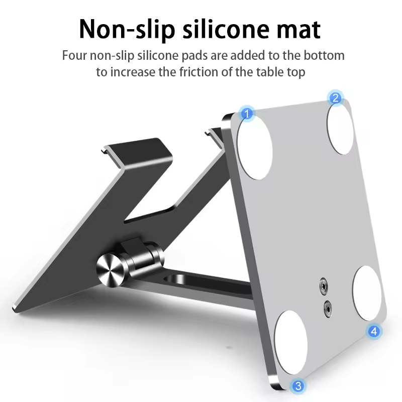 New Desktop multifunctional aluminium laptop stand foldable portable adjustable laptop holder with 360 degree rotation