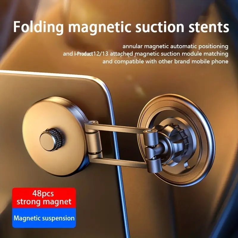Multi-Angle Adjustable Foldable Flexible Height Car Metal Zinc Alloy Universal Mobile Phone Holders Stand For Car Dashboard