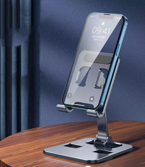 Good Price Ergonomic Portable Aluminum Fully Foldable Angle Adjustable Desk Cell Phone Stand Holder