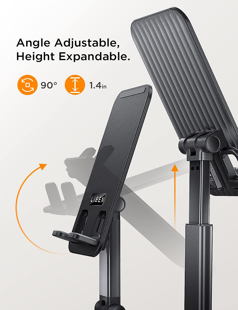 Low Price Metal Material 360 Rotating Adjustable Portable Cellphone Stand Folding Mobile Phone Holder Used for All Mobile Phone