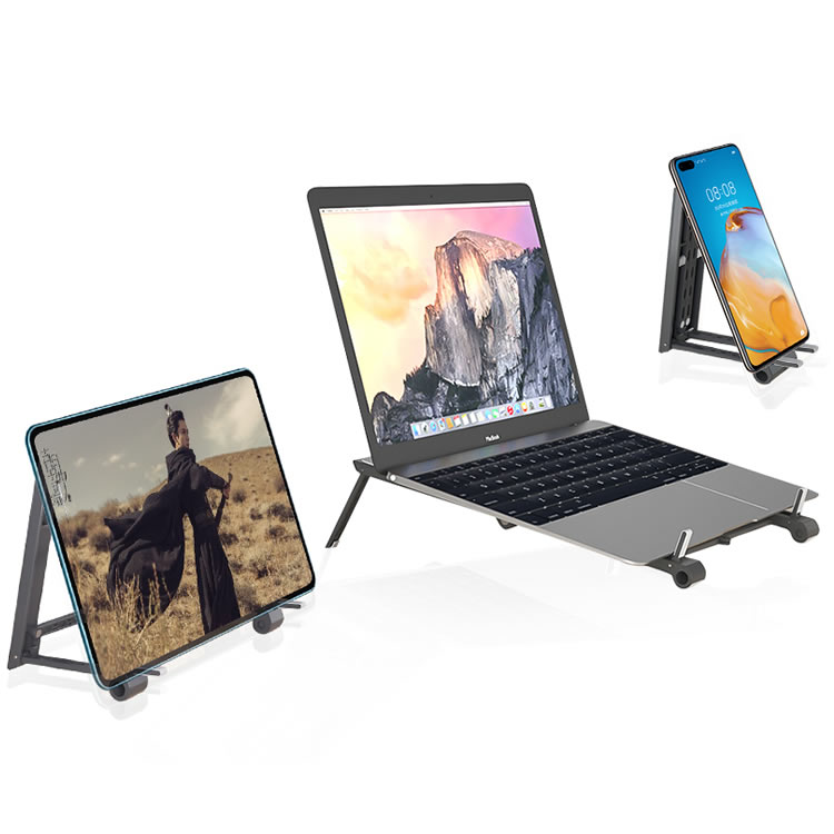 Portable adjustable foldable 3 in 1 amazon hot selling clear laptop stand