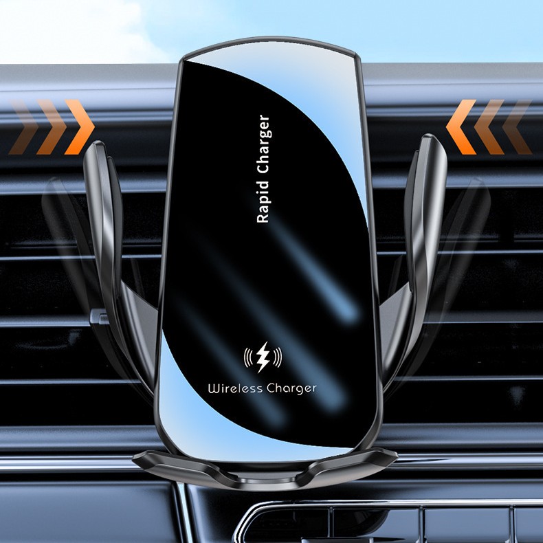 Universal Cellphone Accessories Mobile Phone Charger Holder Mount Auto 15W Wireless Fast Car Charger for Iphone