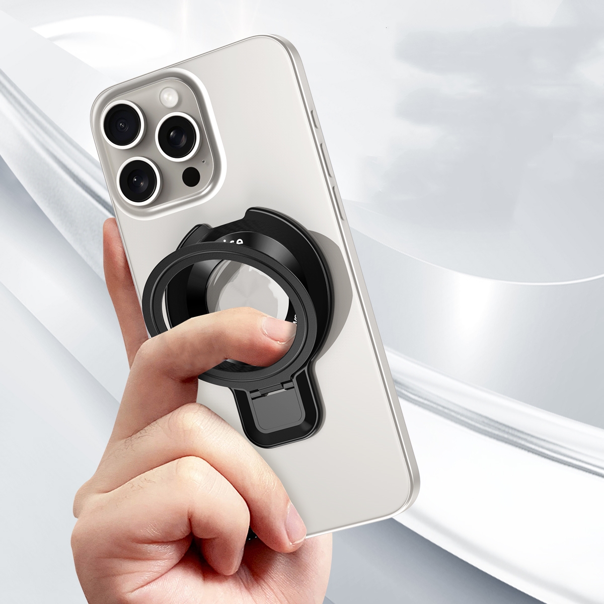 Magnetic Phone Ring Holder Ultra Thin Magnetic Finger Ring Grip Stand Holder Smartphone Magnetic Accessories
