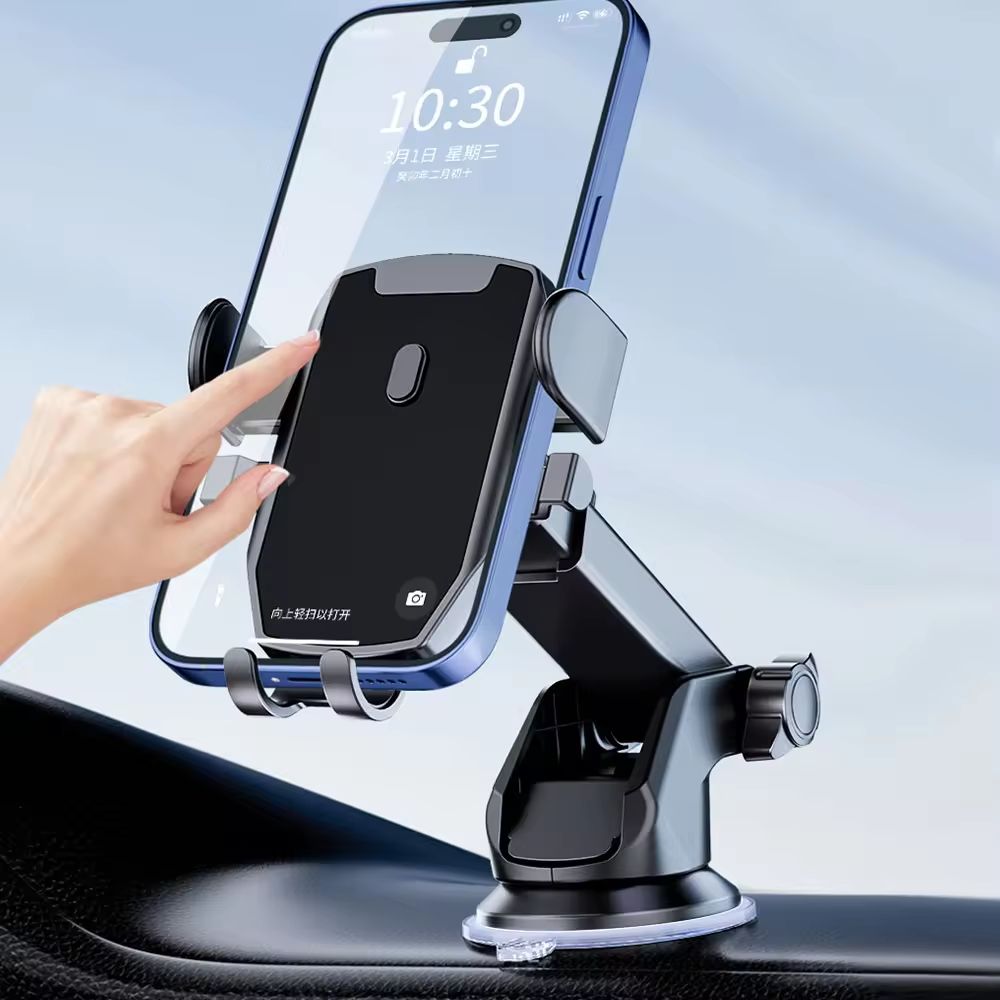 Hot One Touch Car Windshield Suction Cup Phone Mount Holder Car Phone Holder For Dashboard/Windshield Mobile Holder