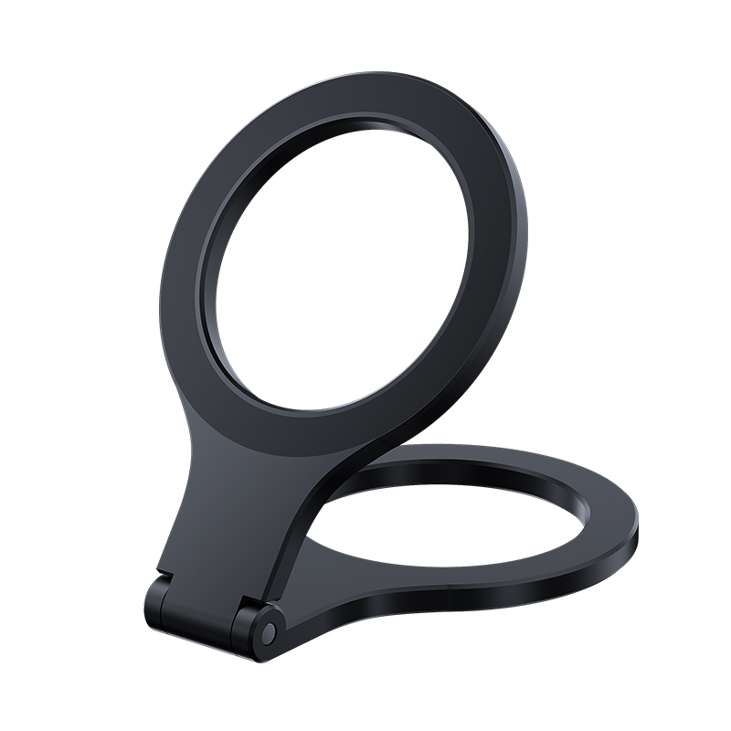 Multi Double-Sided Magnetic Mobile Phone Stand Desktop GYM Double-Ring Folding Aluminum Alloy Lazy Mobile Phone Stand