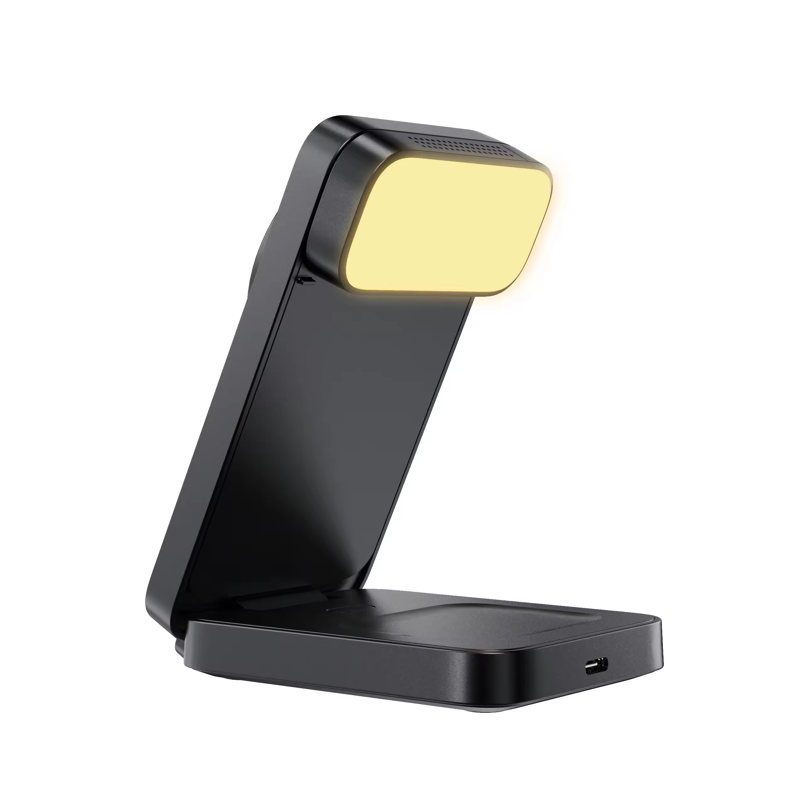 new multifunctional magnetic 3 in 1 foldable wireless charging station phone stand charger for smartwatch