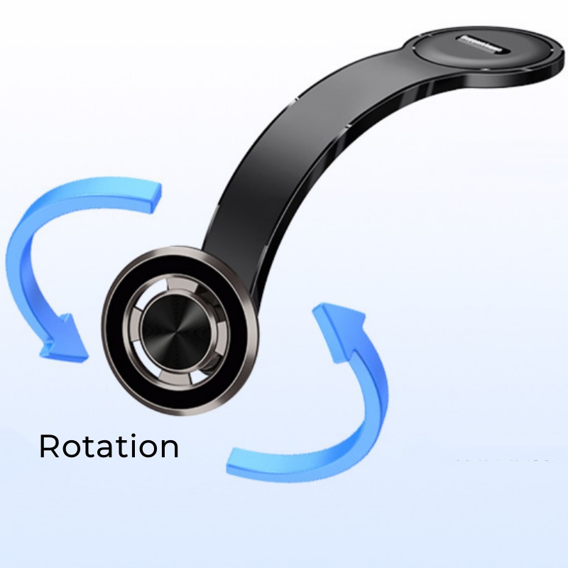 Bendable Memory Car Mobile Phone Holder Dashboard Center Console Aluminum Magnetic Bendable Phone Holder for Car