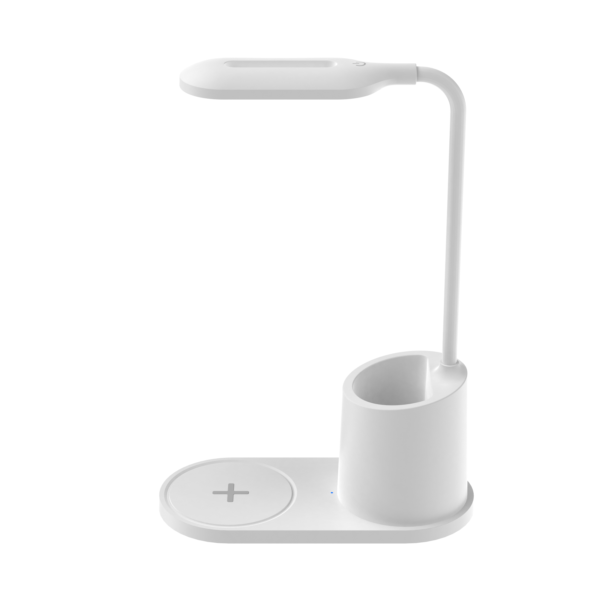 Manufacturer hot selling 3 in 1 wireless charger stand for phone wireless charger station with lamp and pen holder gift item